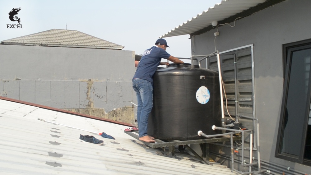 cara menghilangkan bau pada tandon air